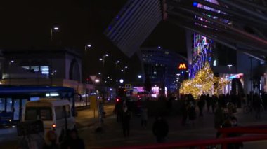 Kışın akşamları Moskova 'da