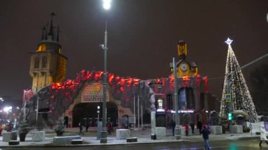 Moskova Hayvanat Bahçesi Kış akşamları