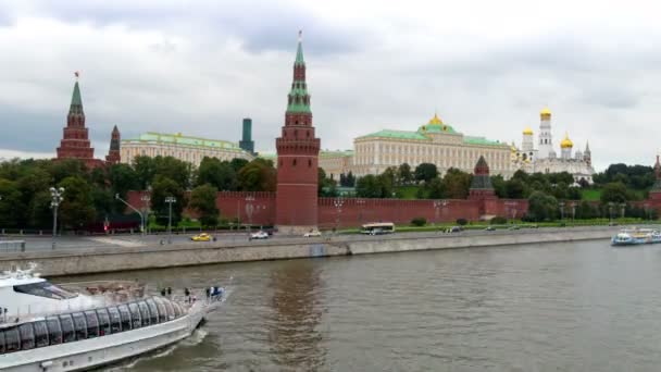 Moskova Kremlin, kayan el sanatları, sonbahar 2015 — Stok video