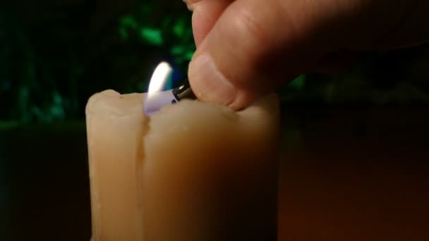 光蜡烛旋转高清 — 图库视频影像