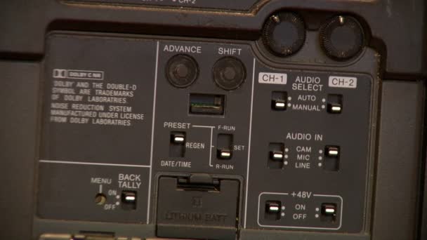 Réglage du caméscope de chemin sonore 