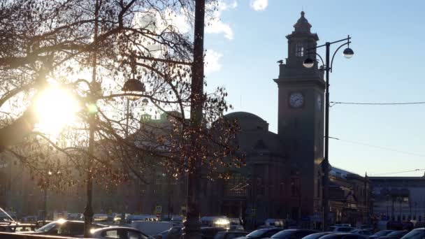 Estación de tren de Moscú — Vídeo de stock