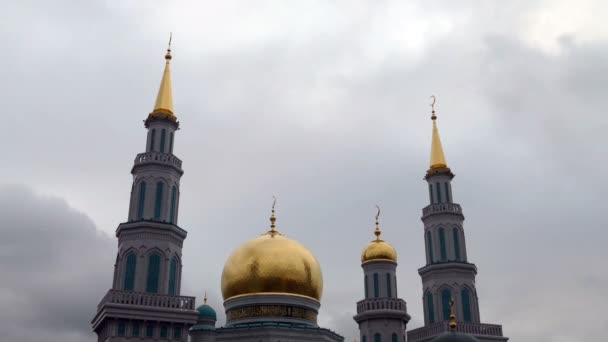 在莫斯科大教堂清真寺 . — 图库视频影像