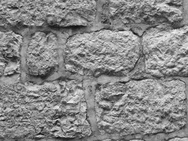 Stone Wall Castle Closeup. Je to kamenná hrubá zeď pro vzor a pozadí — Stock fotografie