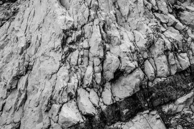 Gri kireçtaşı yapı dokusu arka plan, yakın plan taş dokusu arka plan. Arka plan için beyaz taş duvar, duvar kâğıdı için doğal taş duvar dokusu. Yüksek kalite fotoğraf