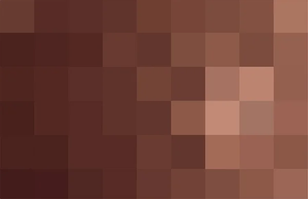 Fondo marrón píxel abstracto. Textura geométrica dorada de cuadrados. Patrón vectorial de píxeles marrones cuadrados — Archivo Imágenes Vectoriales