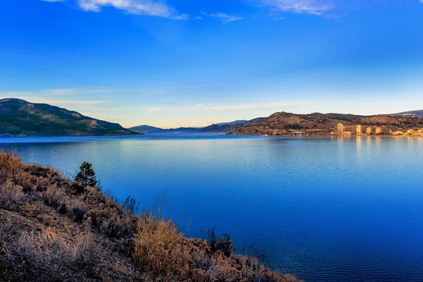 Lago Okanagan Kelowna BC Canadá — Foto de Stock