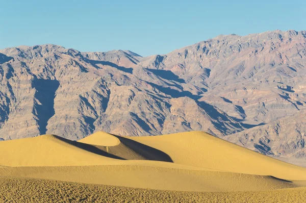 Mesquite platte duinen Death Valley — Stockfoto