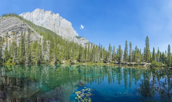 Grassi jezioro Canmore Alberta Kanada — Zdjęcie stockowe