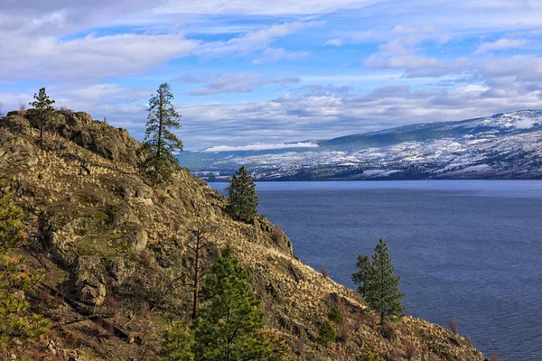 Okanagan Lake Kelowna Columbia Britannica Canada — Foto Stock