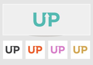 Bir logo tasarımı. Logo Tasarımı Hakkında Yaratıcı ve Minimalist Harfler