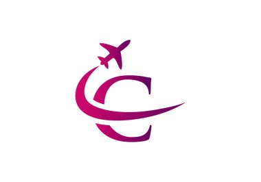 Bir logo tasarımı. Yaratıcı ve Minimalist harf c Logo Tasarımı 