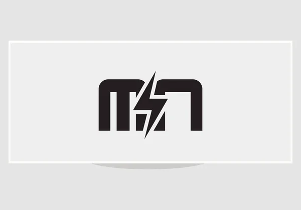 Návrh Loga Kreativní Minimalistická Písmena Logo Design — Stockový vektor