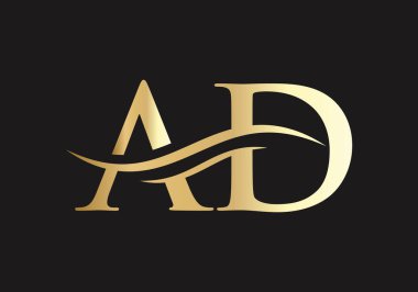 Bir logo tasarımı. Yaratıcı ve Minimalist harfler ve su dalgası konseptli logo tasarımı. 