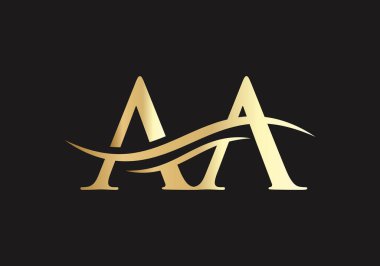 Bir logo tasarımı. Yaratıcı ve Minimalist harfler. Su dalgası konseptli logo tasarımı.. 