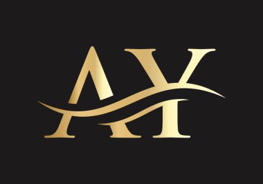 Bir logo tasarımı. Yaratıcı ve Minimalist harfler su dalgası konseptli logo tasarımı. 