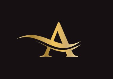 Bir logo tasarımı. Yaratıcı ve Minimalist bir mektup. Su dalgası konseptli bir logo tasarımı.. 