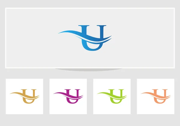 Logo Ikon Huruf Berbasiskan Premium - Stok Vektor