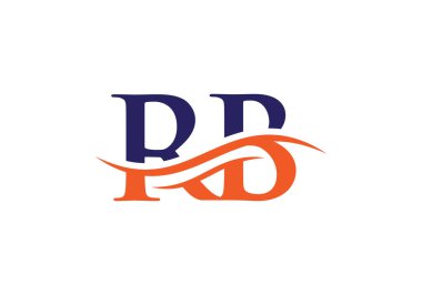 Siyah arkaplanı olan ilk Altın harfli RB logo tasarımı. Lüks markalar için güzel bir RB logosu. Şirketiniz için zarif ve şık bir tasarım.