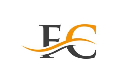 Lüks markalaşma için güzel bir FC logosu. Şirketiniz için zarif ve şık bir tasarım. FC logo tasarımı.