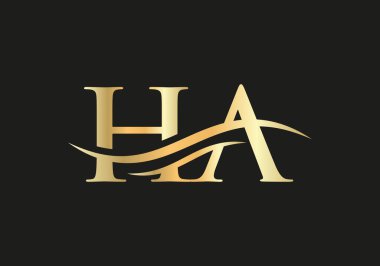 Su Dalgası Logo Vektörü. İş ve şirket kimliği için Swoosh Mektup Logo Tasarımı.