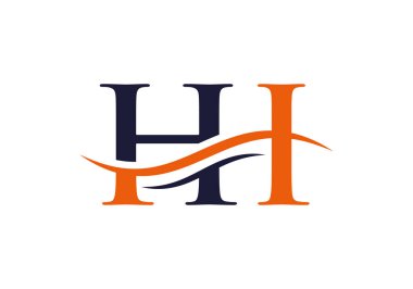 Su Dalgası Logo Vektörü. İş ve şirket kimliği için Swoosh Mektup Logo Tasarımı.