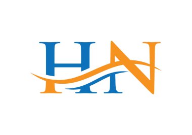 Su Dalgası Logo Vektörü. İş ve şirket kimliği için Swoosh Mektup Logo Tasarımı.