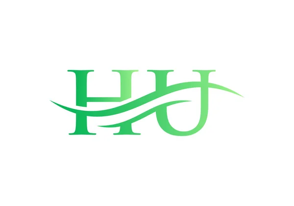 Yaratıcı Harf Logo Vektör Şablonu Şirket Kimliği Için Harfi Bağlantılı — Stok Vektör