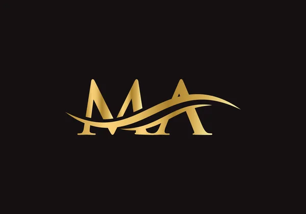 Logo Lettres Modern Trendy Avec Couleur Logo Design Pour Entreprise — Image vectorielle