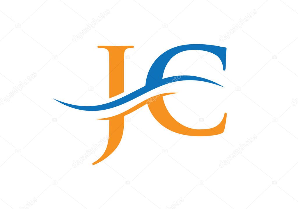 Creative Letter JC Logo Vector Template. JC Letter Linked Logo for business and company identity.
