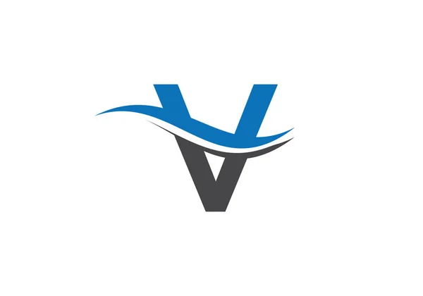 Logo Creativo Lettera Modello Vettoriale Logo Identità Aziendale Aziendale — Vettoriale Stock