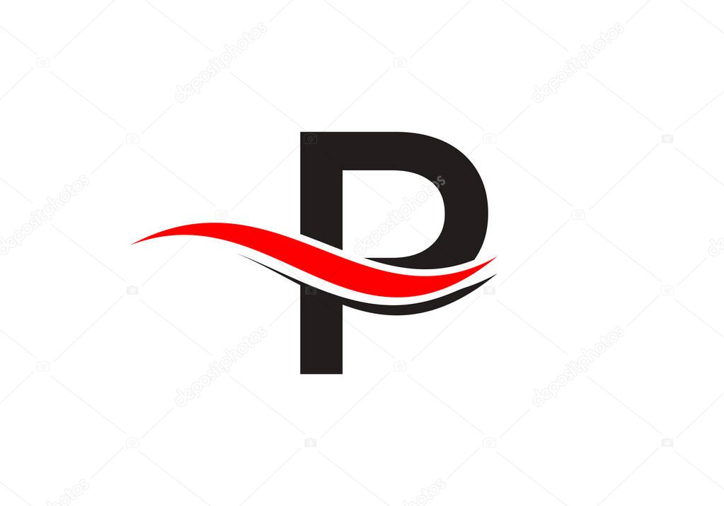 P Logo for luxury branding. Elegant and stylish design for your company
