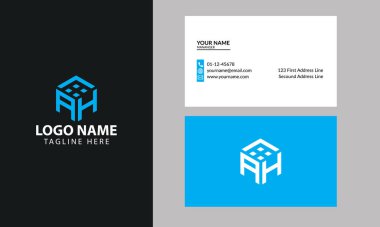 AH Cube iş kartvizitli gayrimenkul tasarımı şablonu