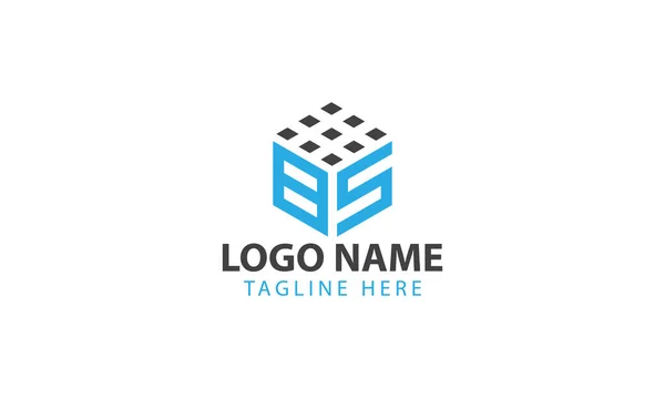 İşletme kurumsal harf BS logo tasarım vektörü. BS küp logo vektör şablonu. Teknoloji için BS logosu