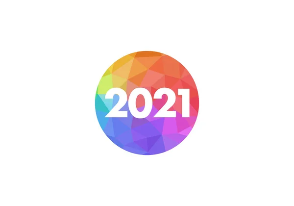 Новым 2021 Годом Векторный Фон Шаблон Дизайна Поздравительной Открытки — стоковый вектор