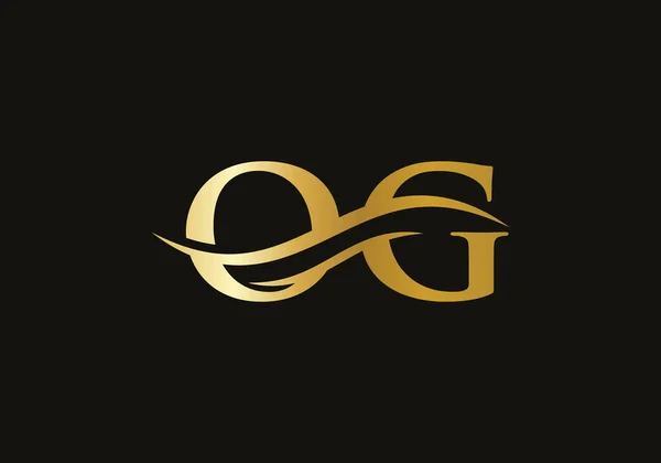 Monogram Harfi Logo Tasarım Vektörü Modern Modayla Harfi Logo Tasarımı — Stok Vektör