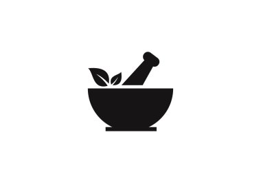 Eczane Konsepti Logo Tasarımı. Ayurveda bitkisel logosu. Tıbbi eczane logosu tasarımı