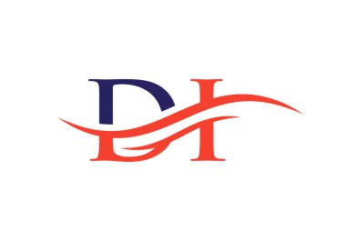 İş ve şirket kimliği için modern DI Logo Tasarımı. Lüks konseptli yaratıcı DI mektubu.