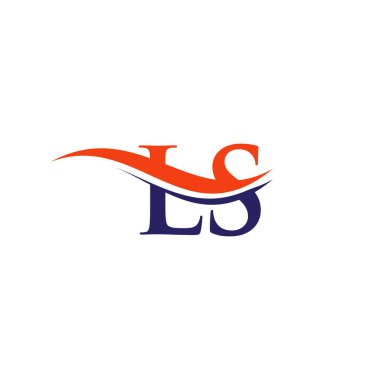 İlk Harf LS Logosu iş ve şirket kimliği için bağlandı. Modern modaya uygun LS Logo Vektör Şablonu