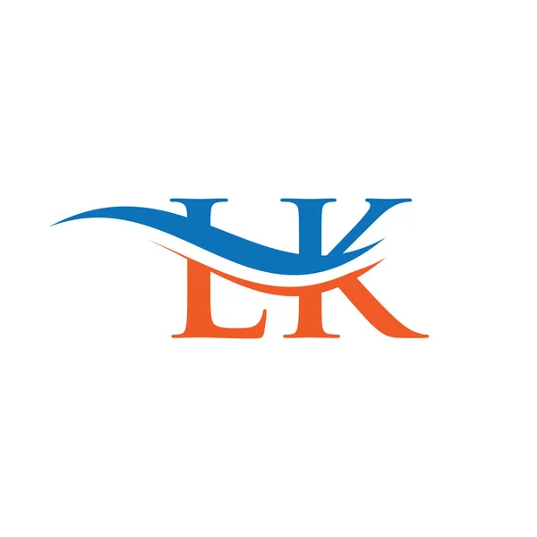 Mektup Logosu Tasarımı Dalgası Konseptli Premium Letter Logo Tasarımı — Stok Vektör