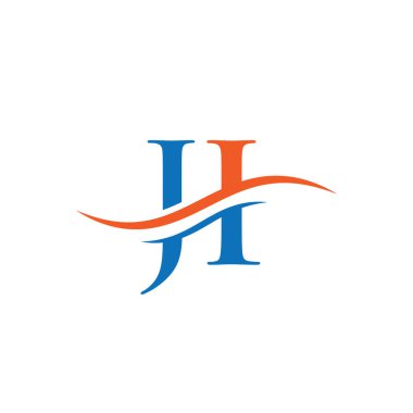 İlk bağlı harf JI logo tasarımı. Modern modaya uygun modern JI logo tasarım vektörü