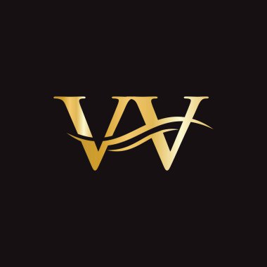 İş ve şirket kimliği için modern VV Logo Tasarımı. Lüks konseptli yaratıcı VV harfi.