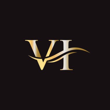 İş ve şirket kimliği için modern VI Logo Tasarımı. Lüks konseptli yaratıcı VI harfi.