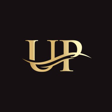 UP logo tasarımı. UP harfinin ilk logo tasarımı.