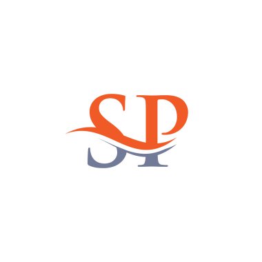 SP logo tasarımı. Su dalgası konseptli SP Logo Tasarımı.