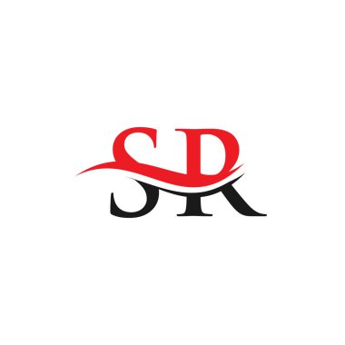 SR logo tasarımı. İlk SR harf logo tasarımı.