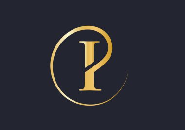 İş ve şirket kimliği için Modern I Logo Tasarımı. Lüks konseptli yaratıcı I harfi