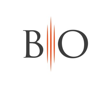BO logosu, BO monogramı şirket, hukuk, lüks, şirket simgesi ve iş kimliği için ilk vücut kokusu logosu.
