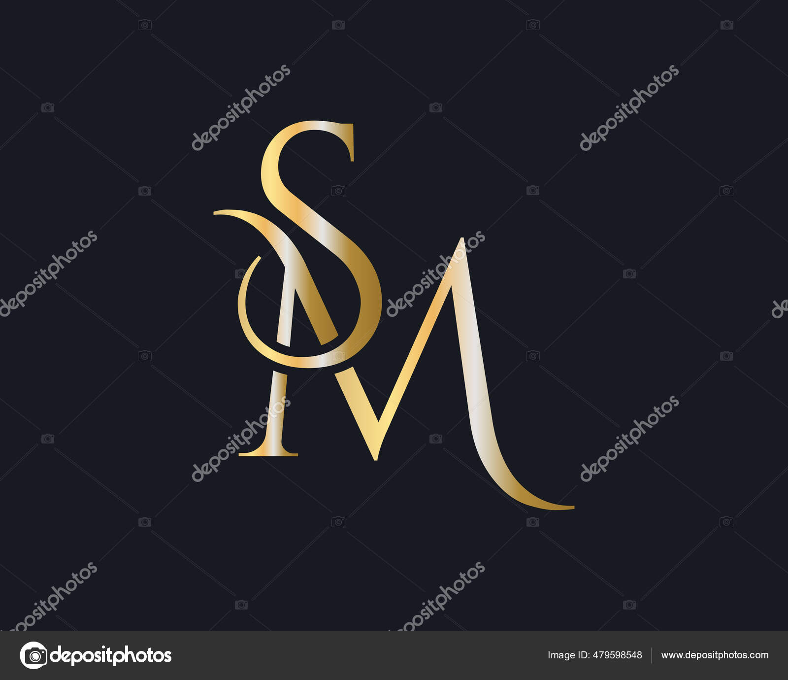 Premium Vector  Symbol 3d made of gold letter v
