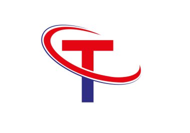 İlk T logosu tasarımı. İş ve şirket kimliği için modern T logosu. T harfi logo vektör şablonu